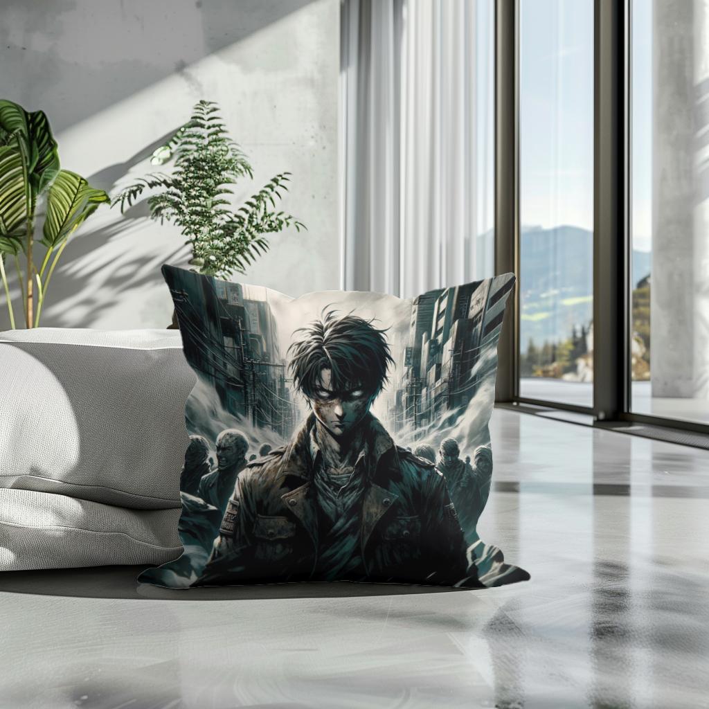Urban Conflict Cotton Cushion