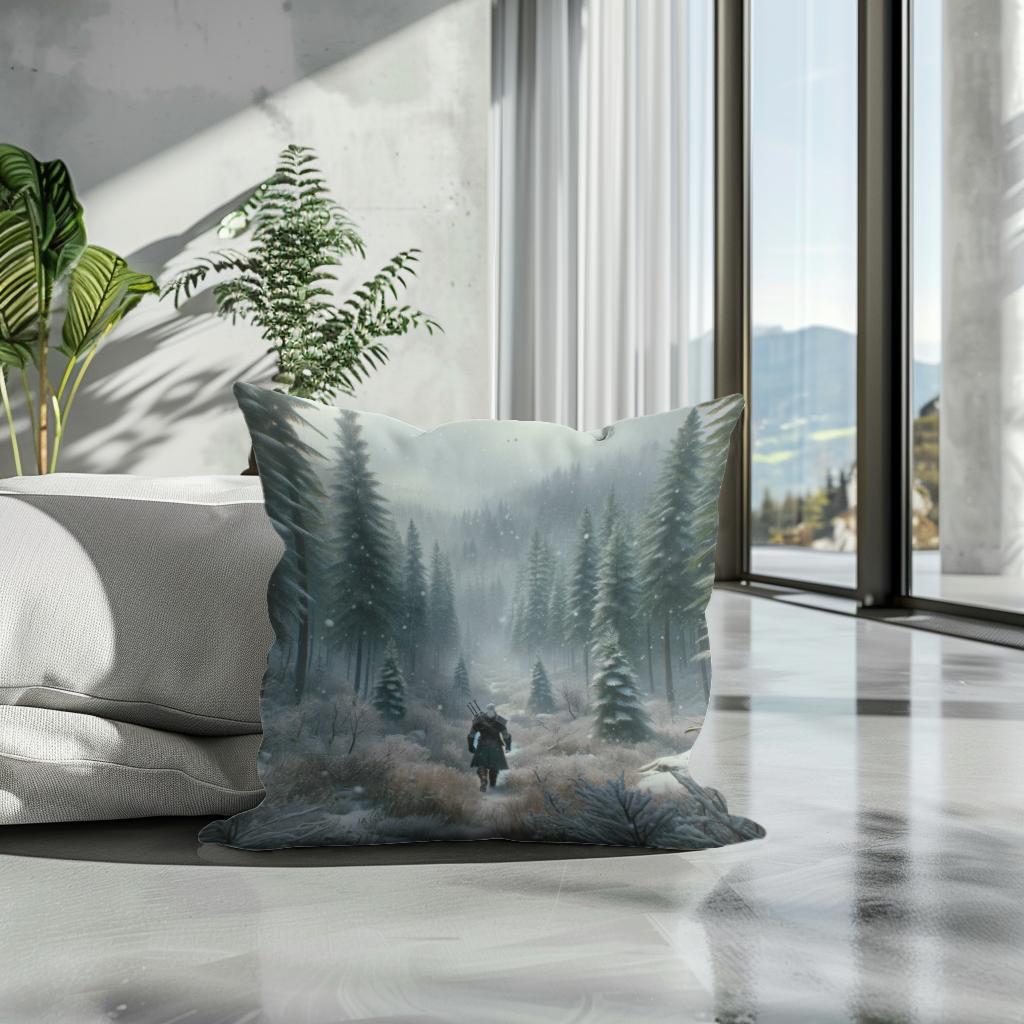 Mystical Meadow Cotton Cushion