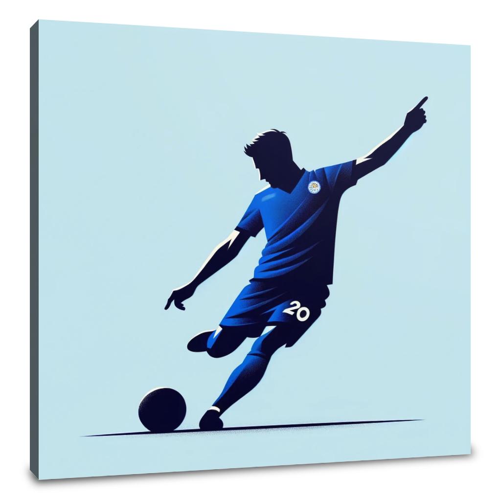 Royal Blue Strike Canvas