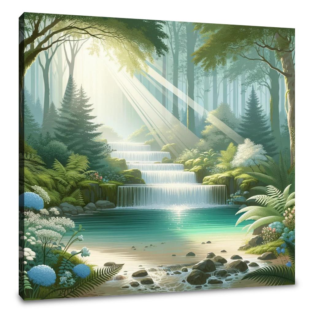 Enchanted Waterfall Canvas