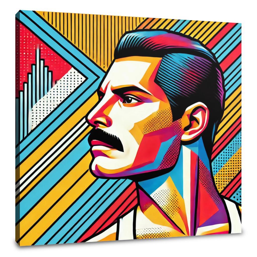 Iconic Rockstar Profile Canvas
