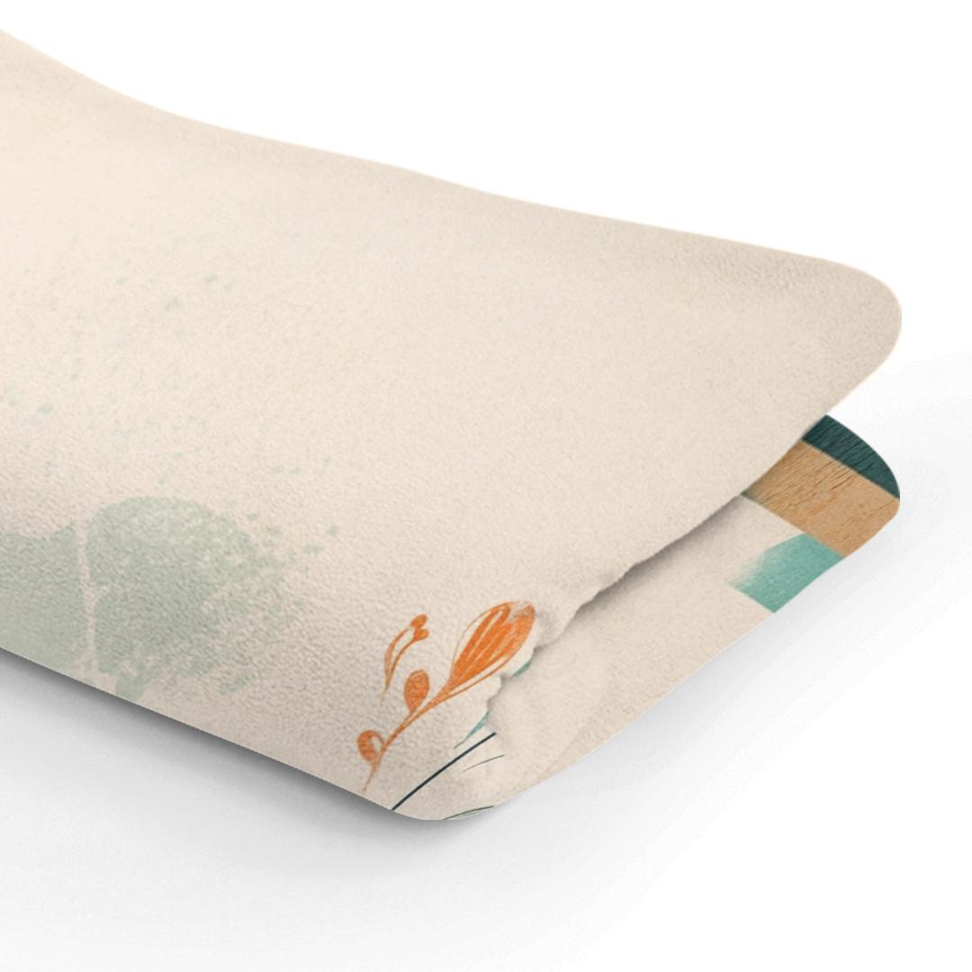 Floral Coffee Swirl Blanket