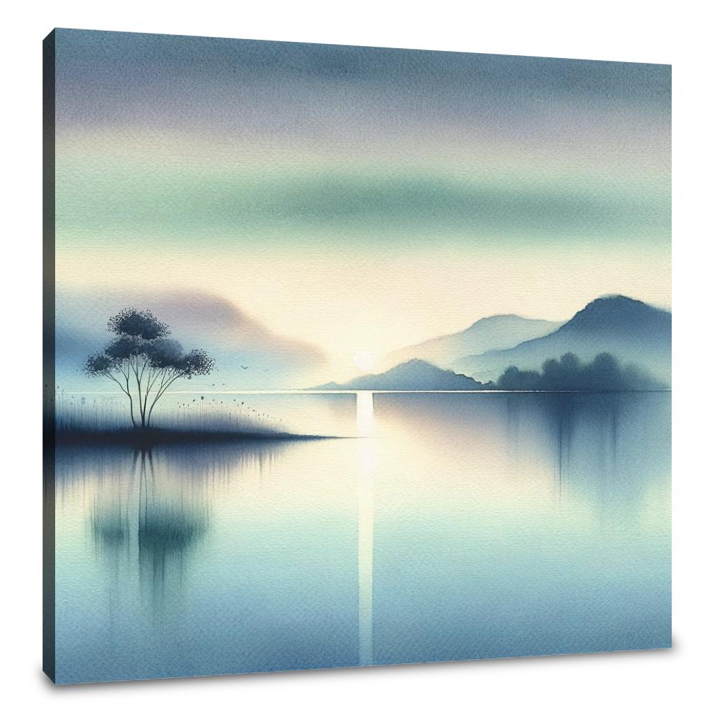 Serene Waterscape Canvas