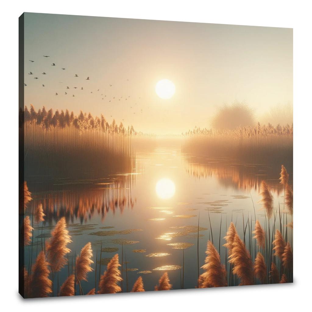 Marshland Sunrise Canvas