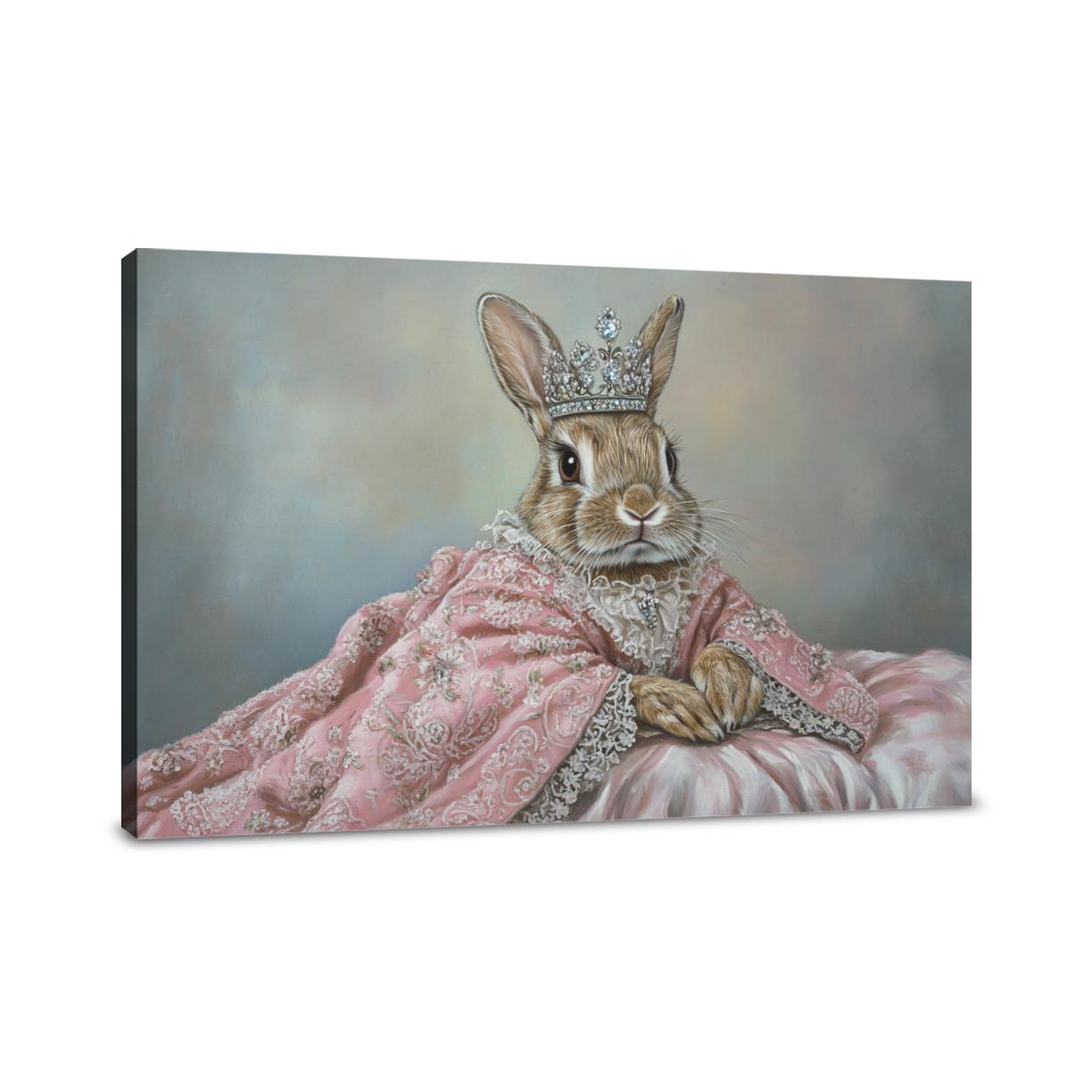 Miniature Rabbit Regal Canvas