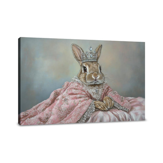 Miniature Rabbit Regal Canvas
