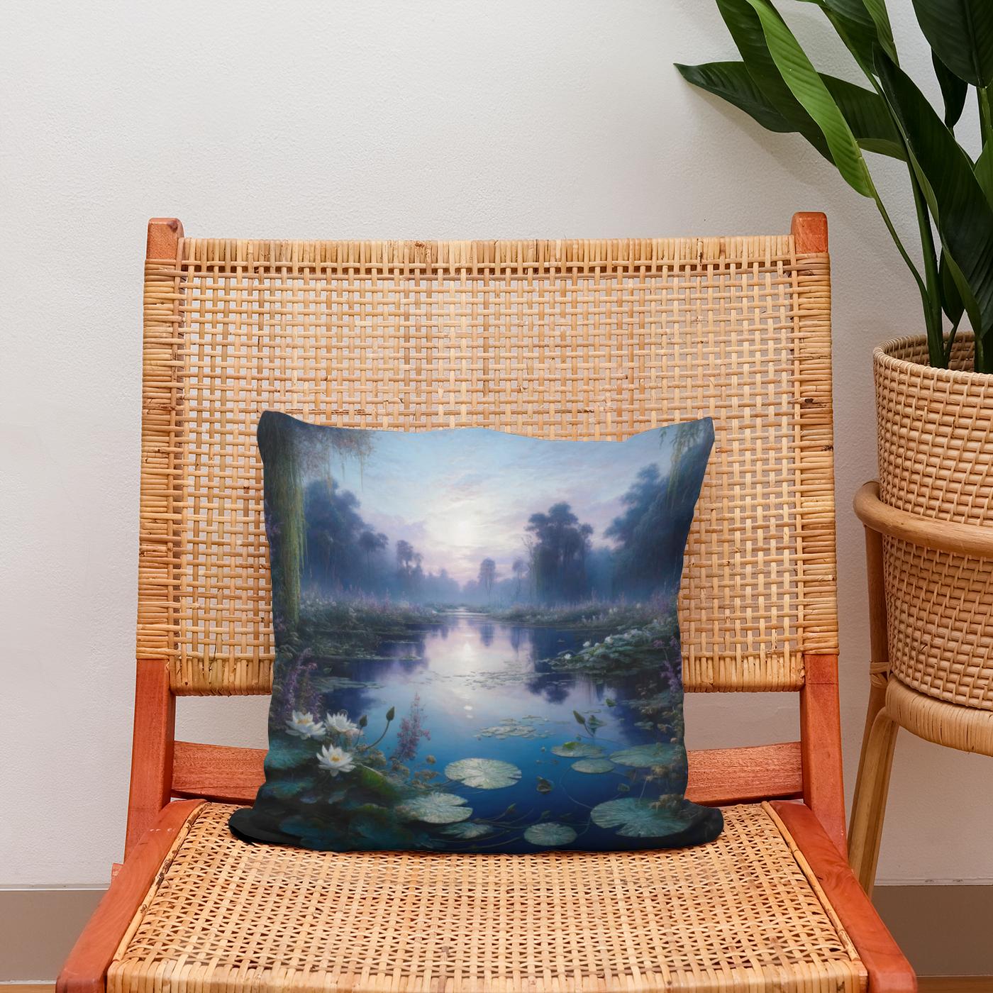 Mystical Waters Cotton Cushion