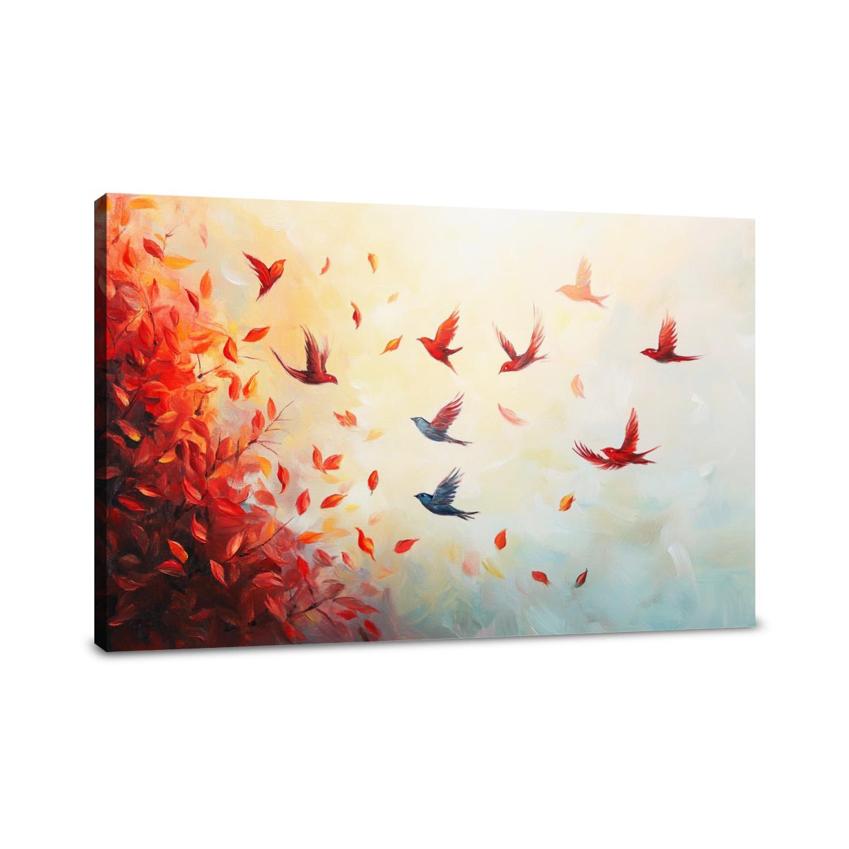 Feathered Leaf Canvas