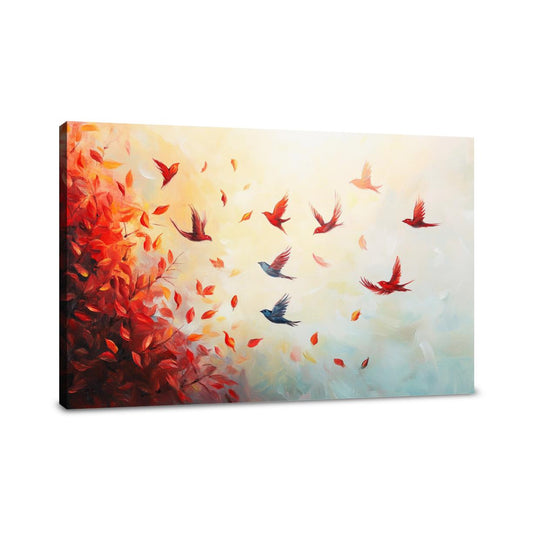 Feathered Leaf Canvas