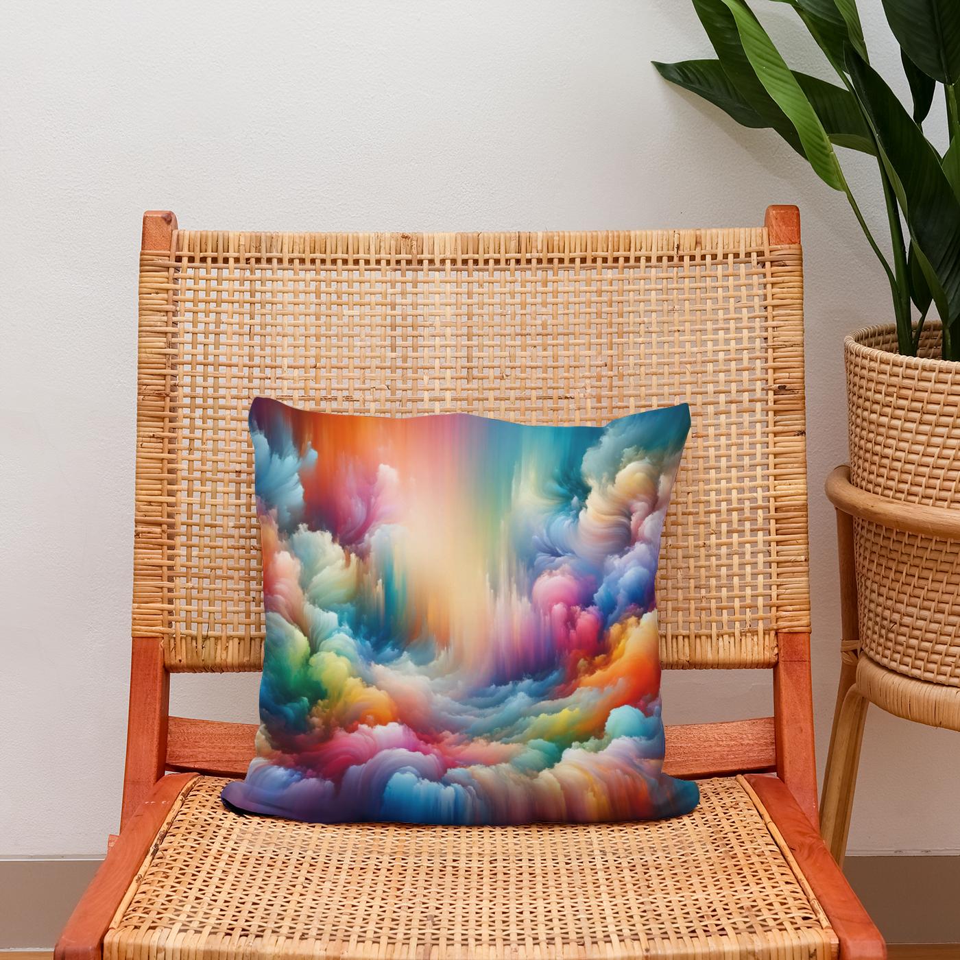 Colorful Silence Cotton Cushion