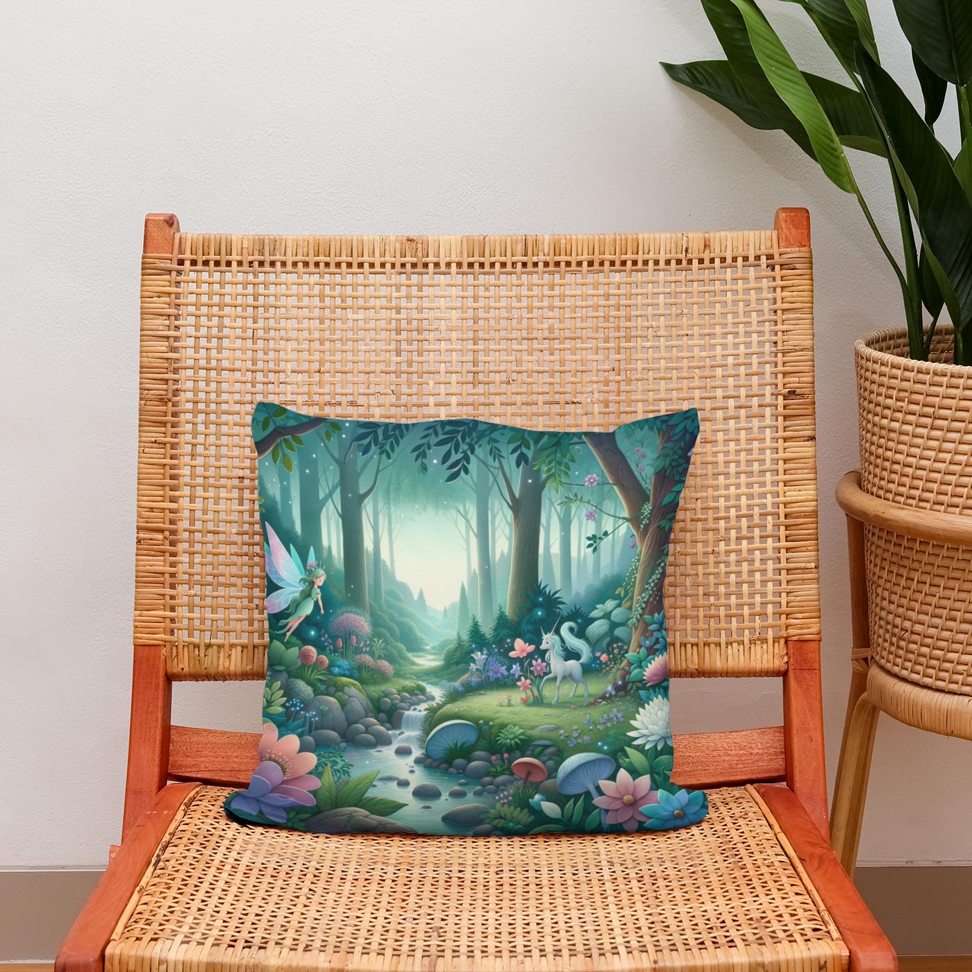 Enchanted Garden Cotton Cushion