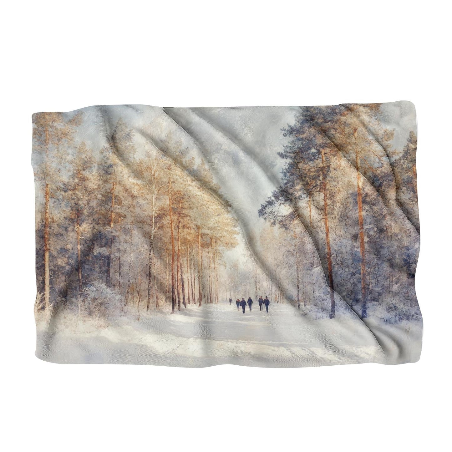 Winter Forest Walk Blanket