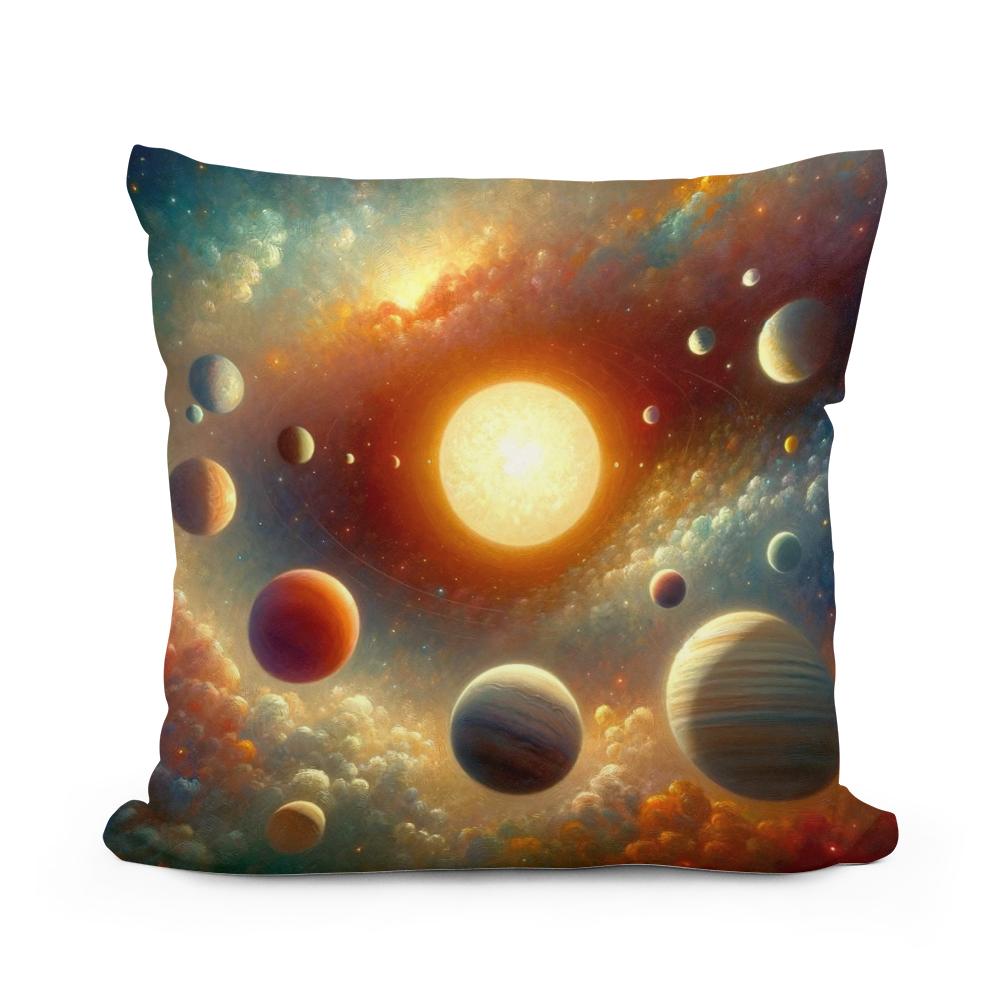 Celestial Dance Cotton Cushion