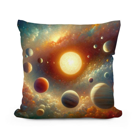 Celestial Dance Cotton Cushion