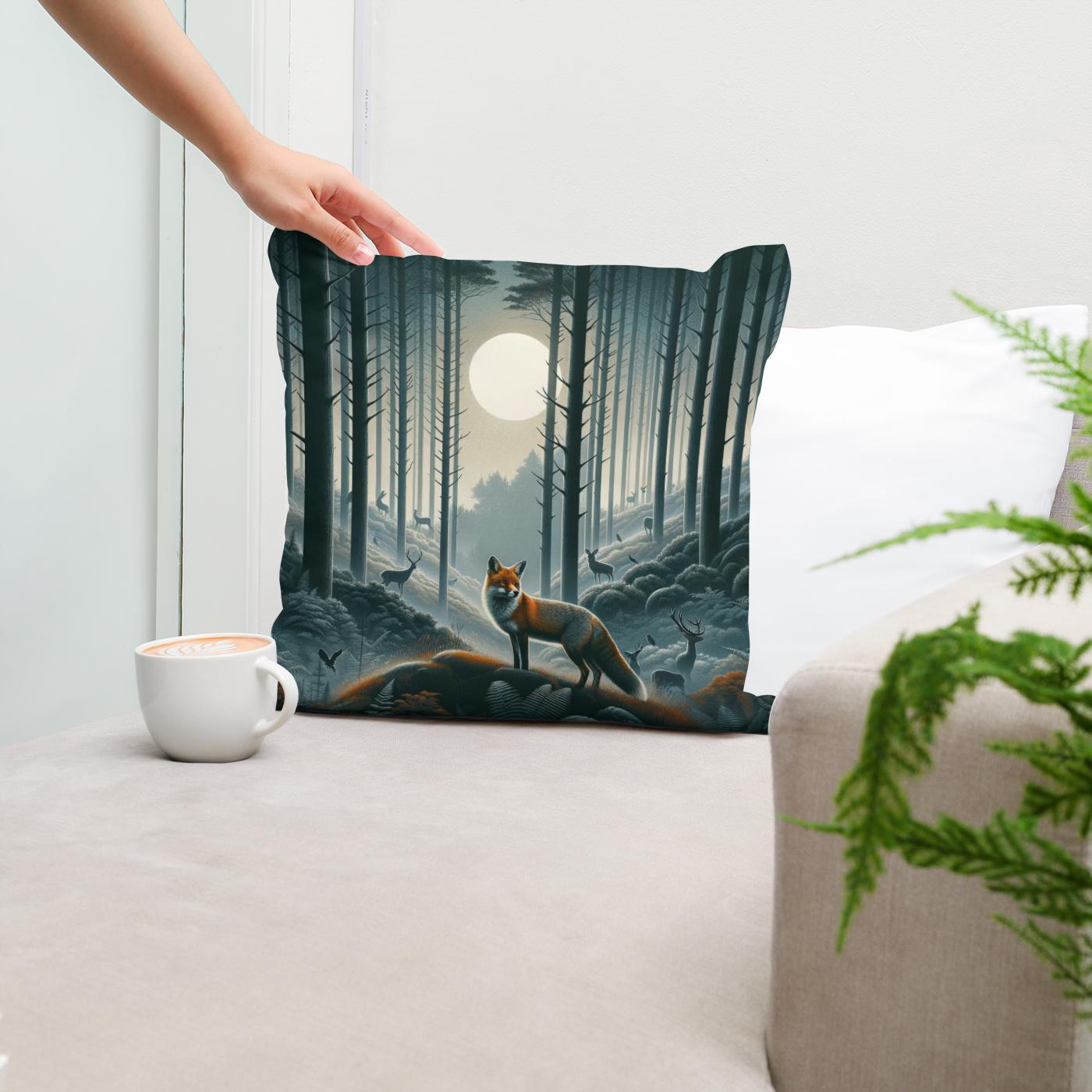 Mystique Forest Cotton Cushion