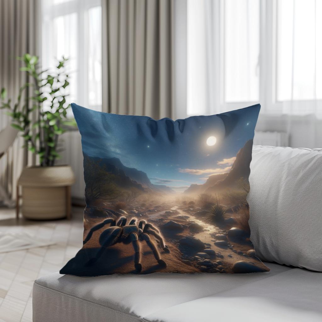 Moonlit Journey Cotton Cushion
