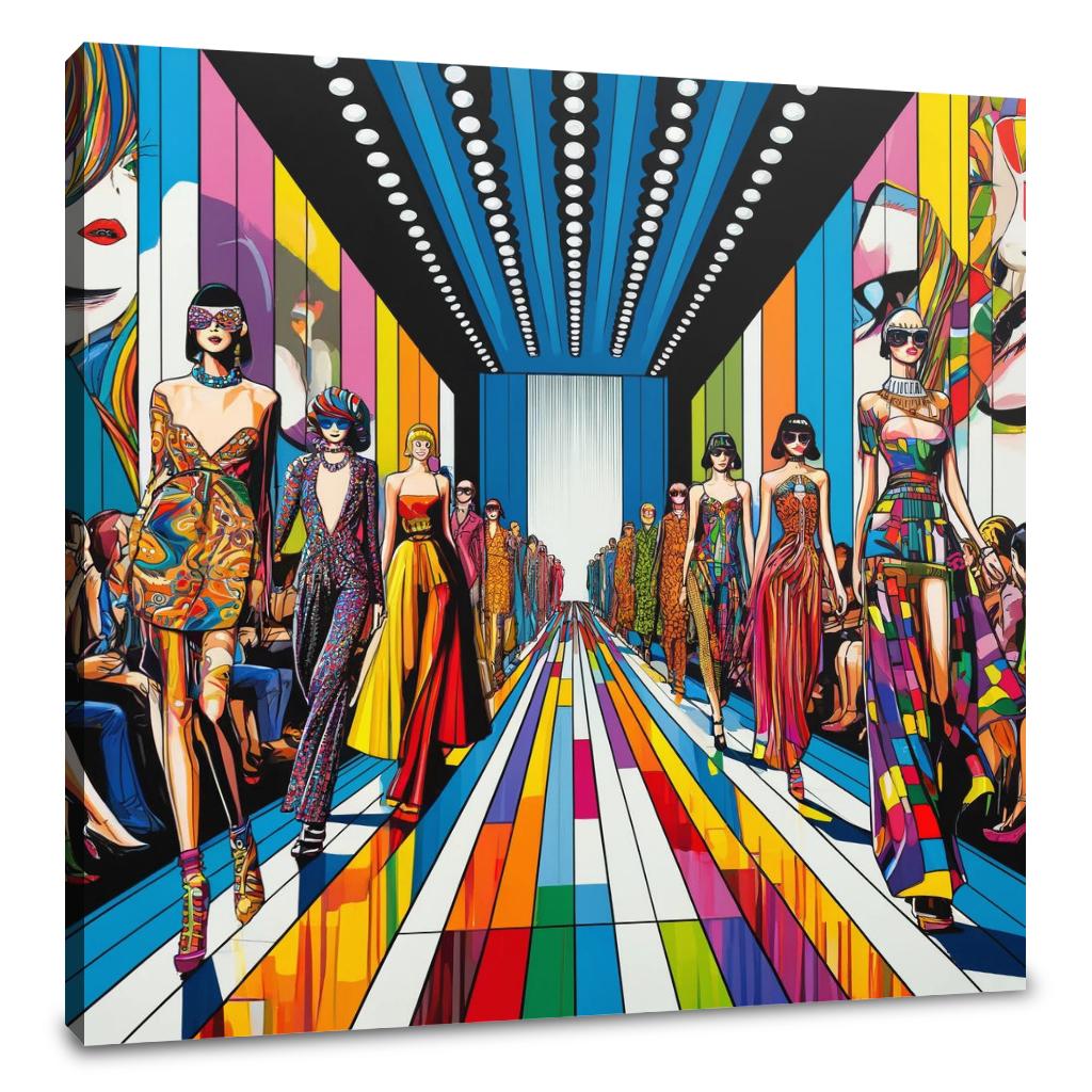 Pop Art Fashion Spectacle Canvas