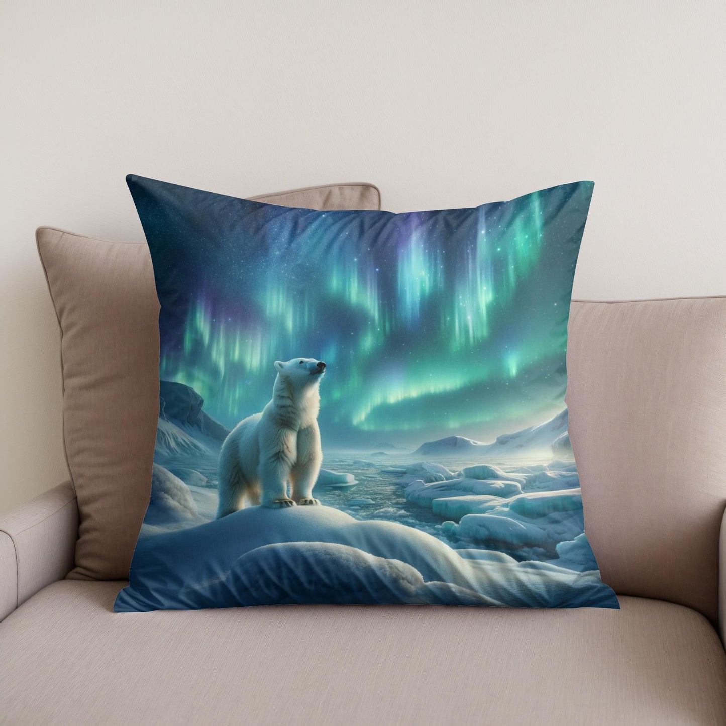 Arctic Majesty Cotton Cushion