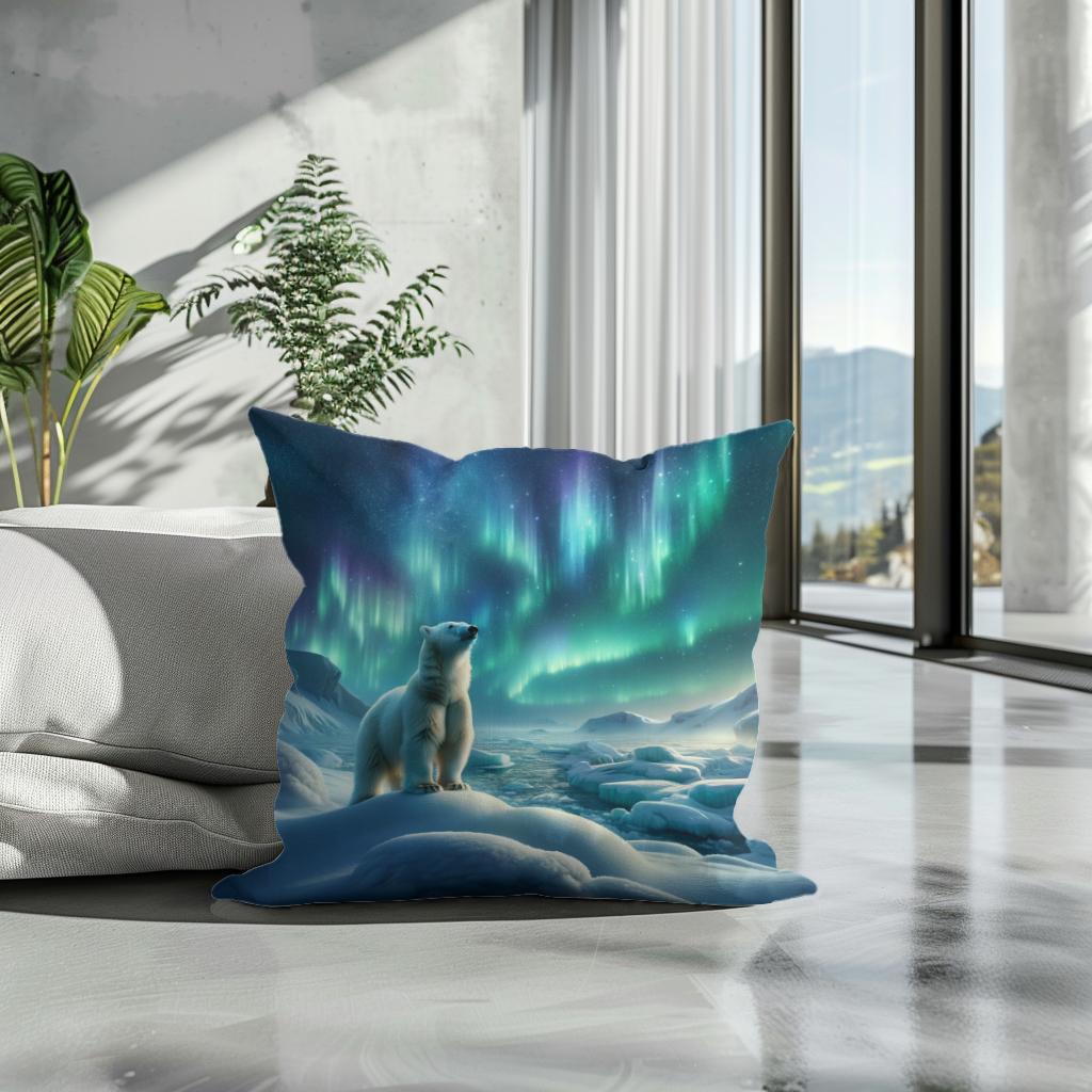 Arctic Majesty Cotton Cushion