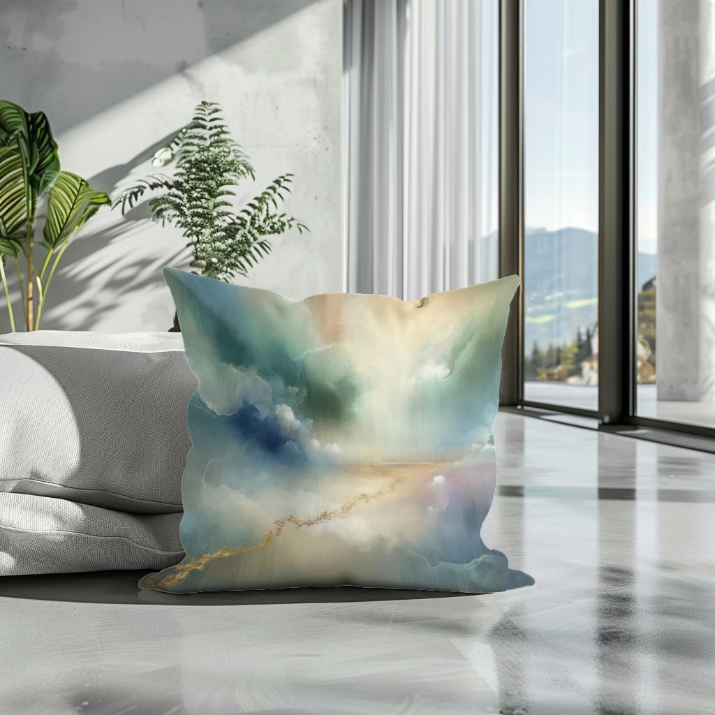 Ethereal Nature's Path Cotton Cushion