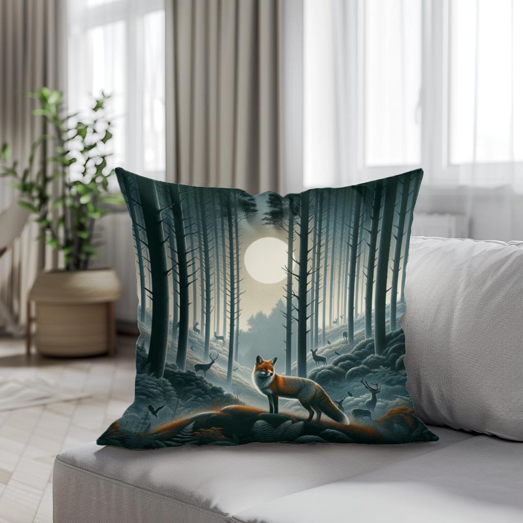 Mystique Forest Cotton Cushion