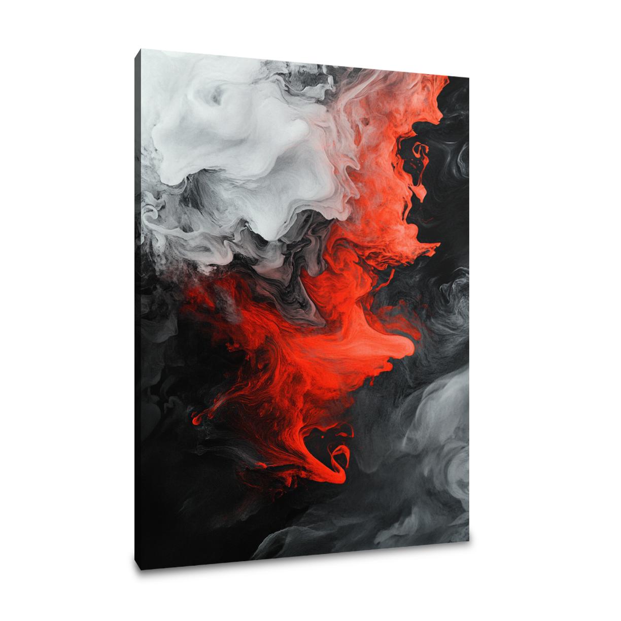 Inferno's Embrace Canvas
