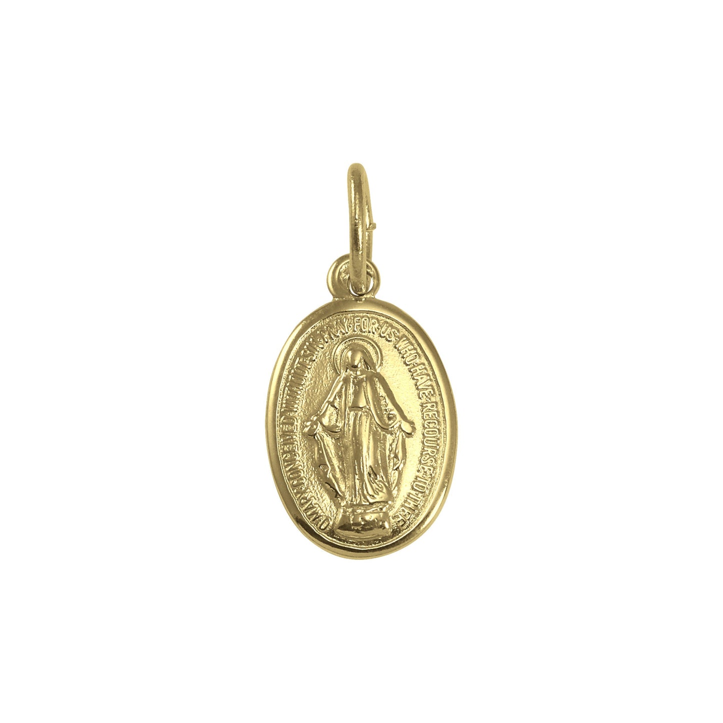 Gold St Mary Pendant