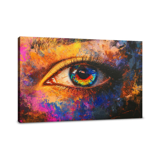 Glitched Eye Canvas