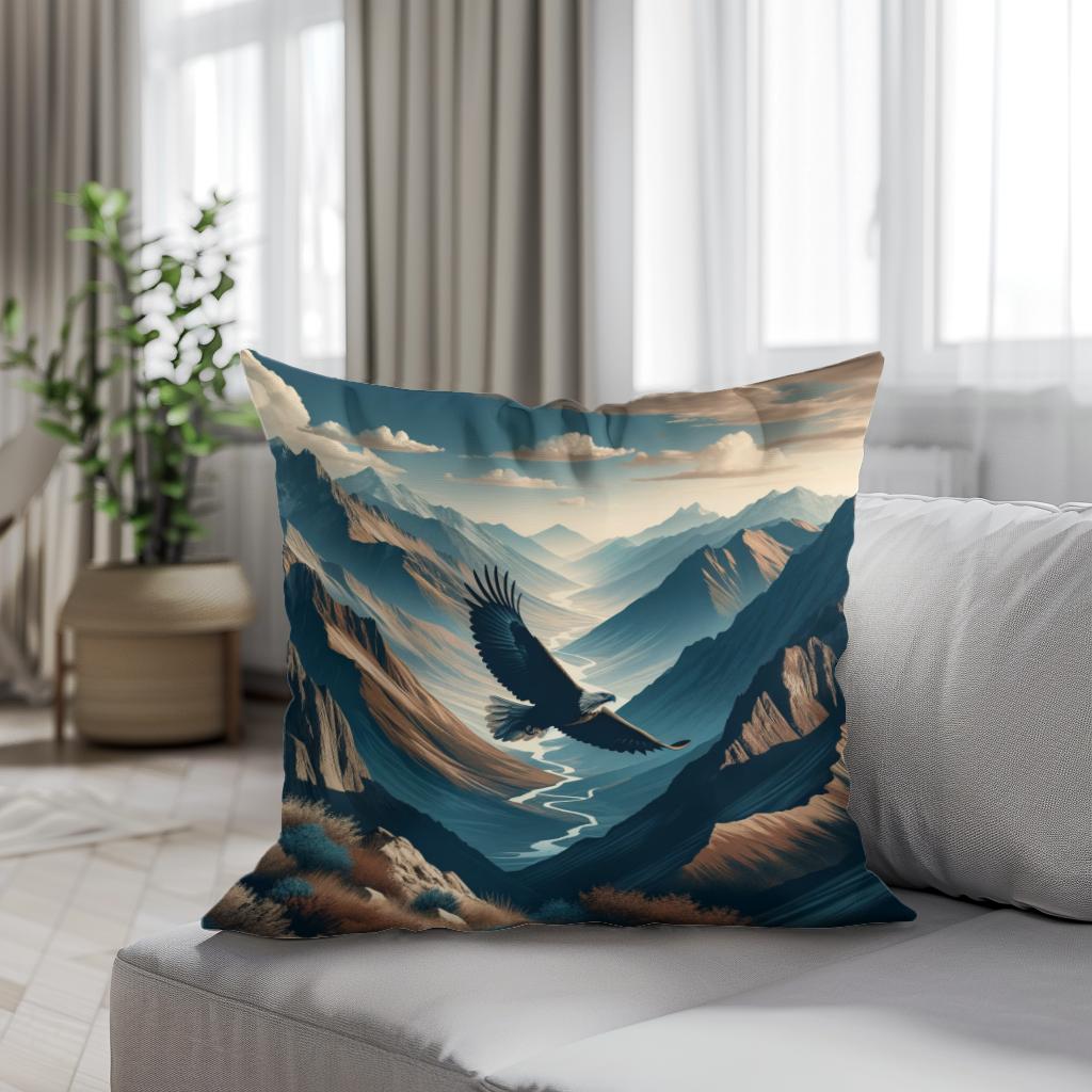 Soaring Heights Cotton Cushion