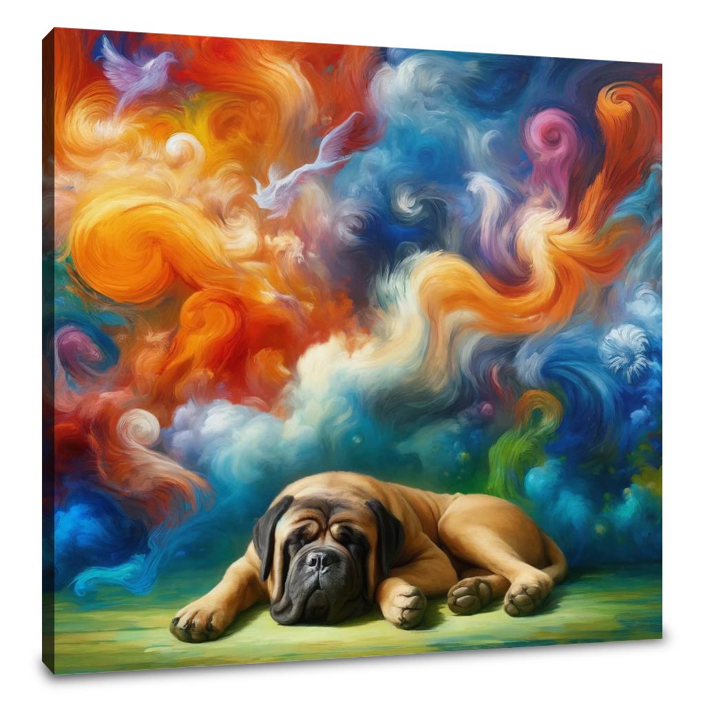 Dreamer's Realm Bullmastiff Canvas