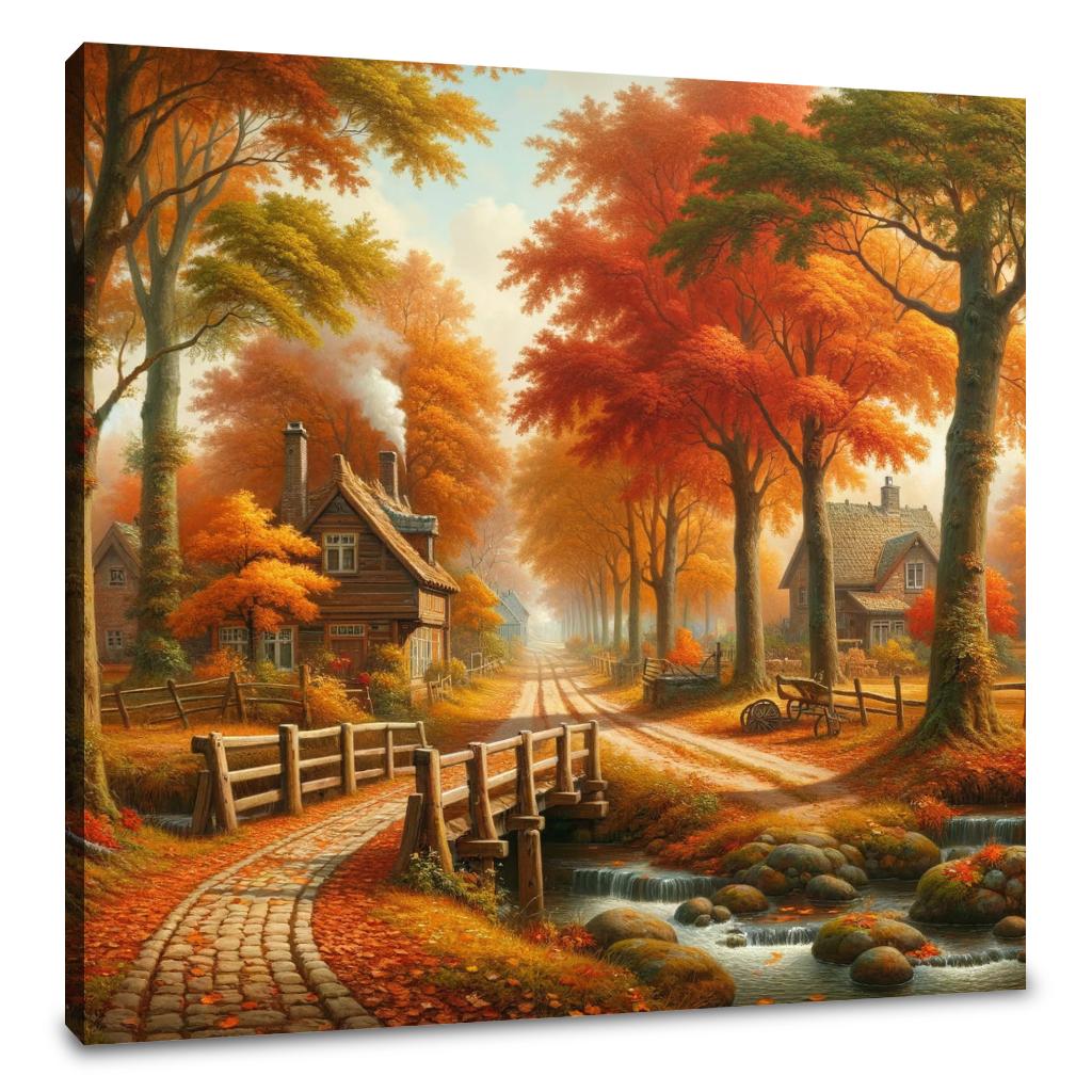 Autumn Lane Canvas