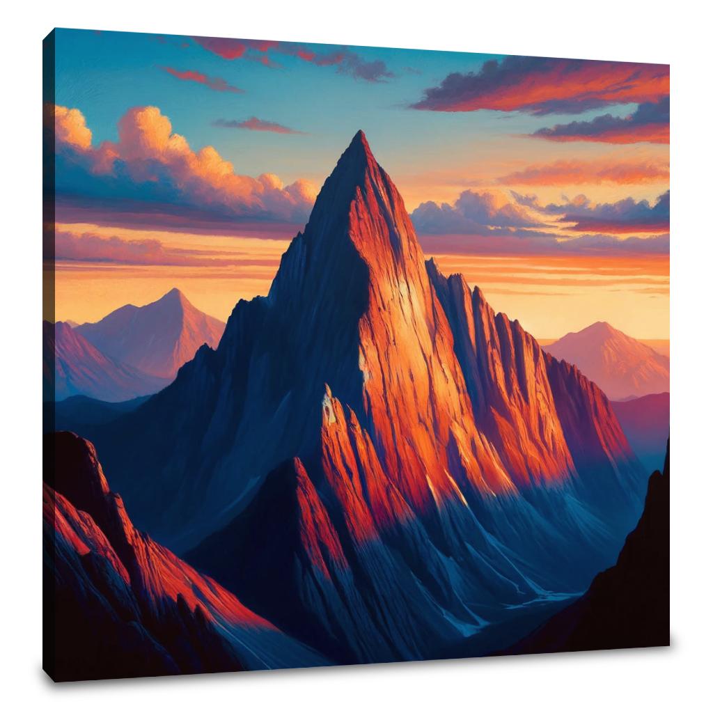 Mitre Peak Sunset Majesty Canvas
