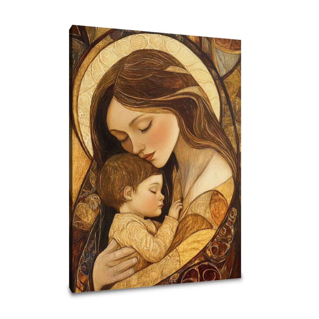 Maternal Serenity Canvas