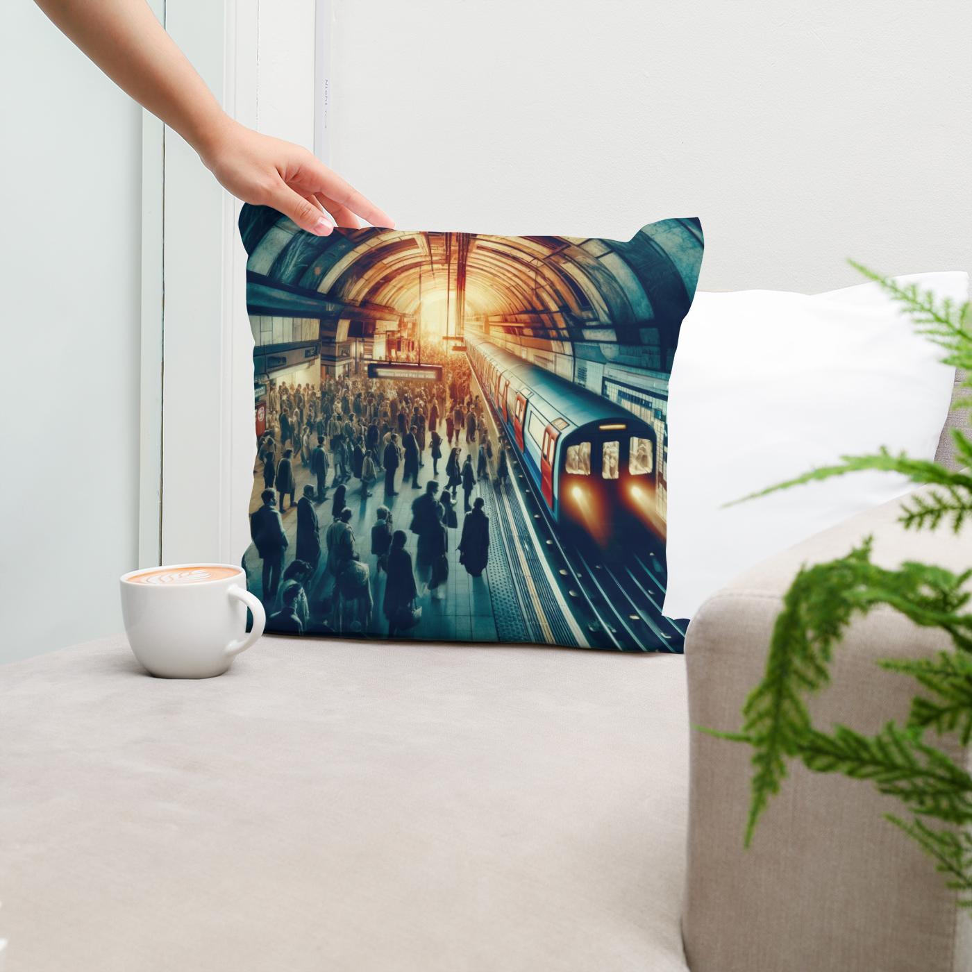 Underground Rhythm Cotton Cushion