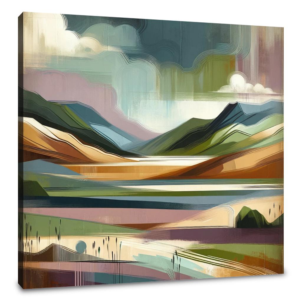 Dundee Highland Abstract Canvas