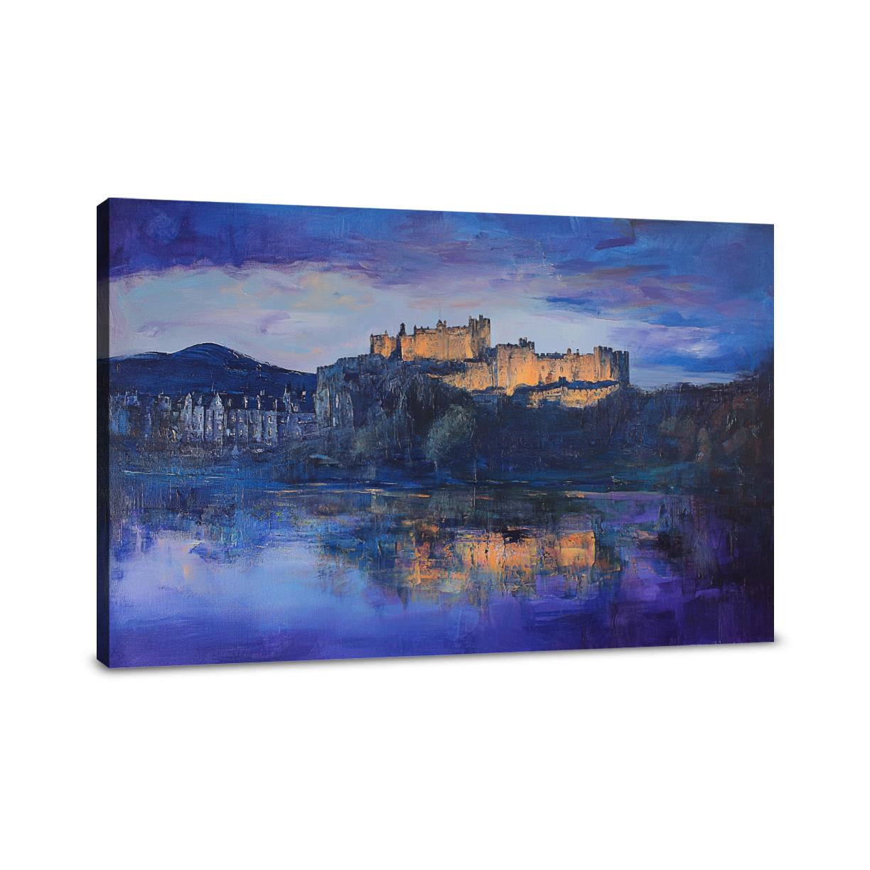 Stirling Castle Twilight Canvas