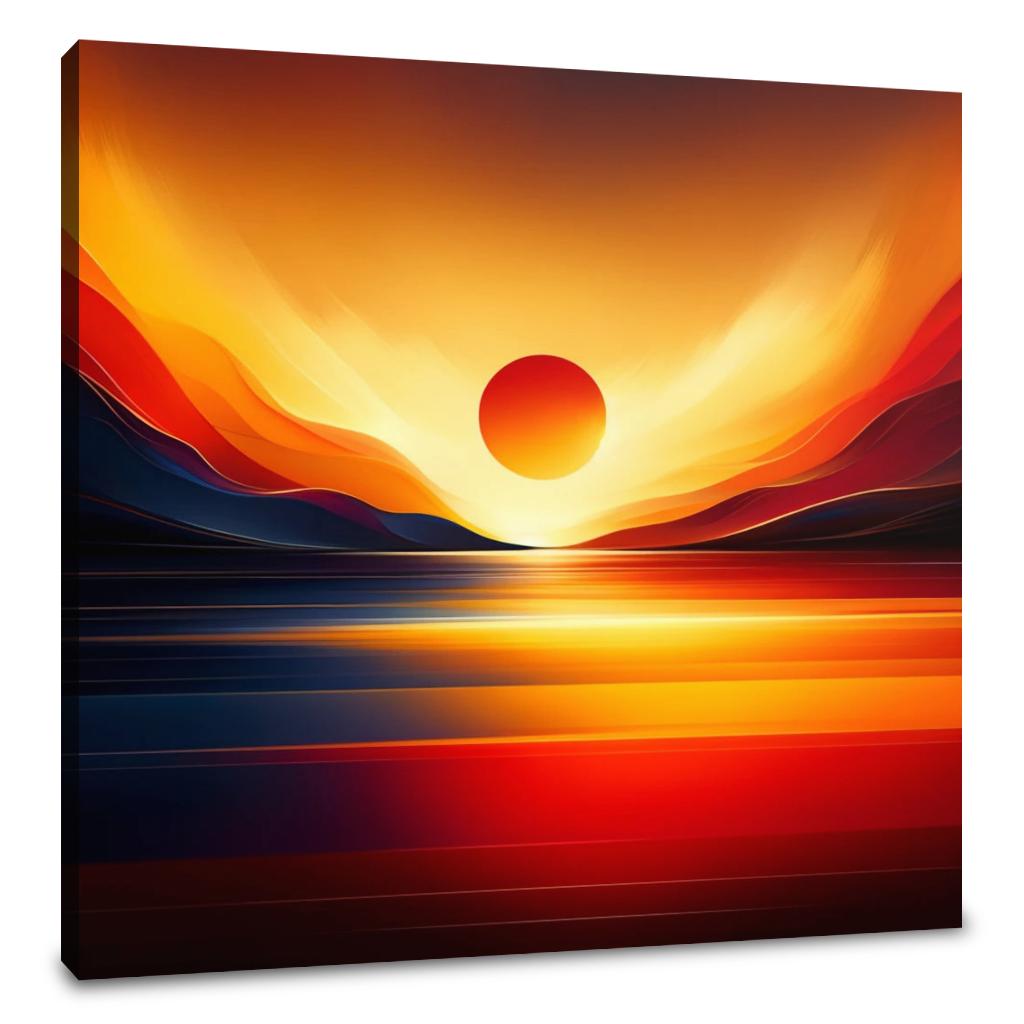 Sunset Simplicity Canvas