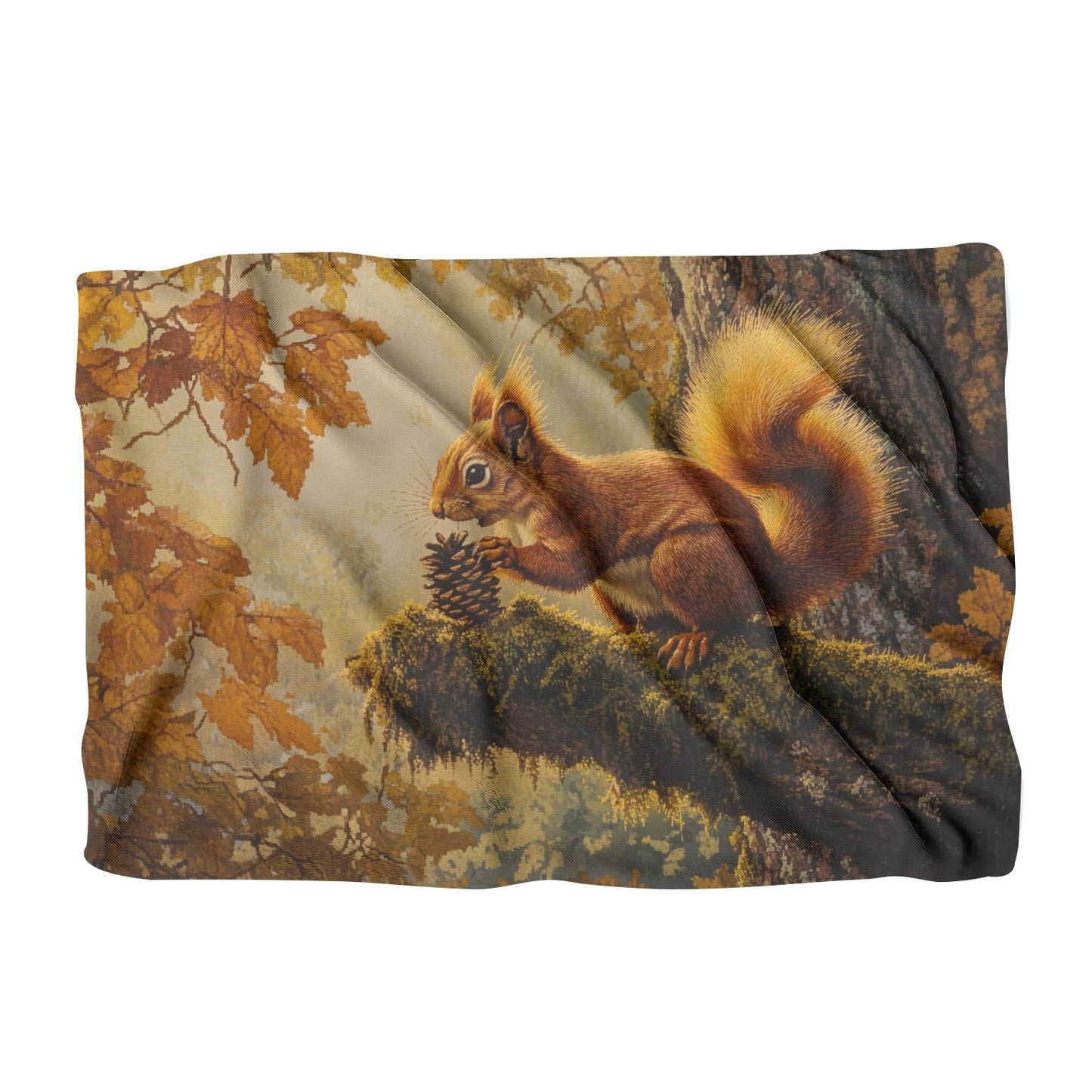 Red Squirrel Sanctuary Blanket