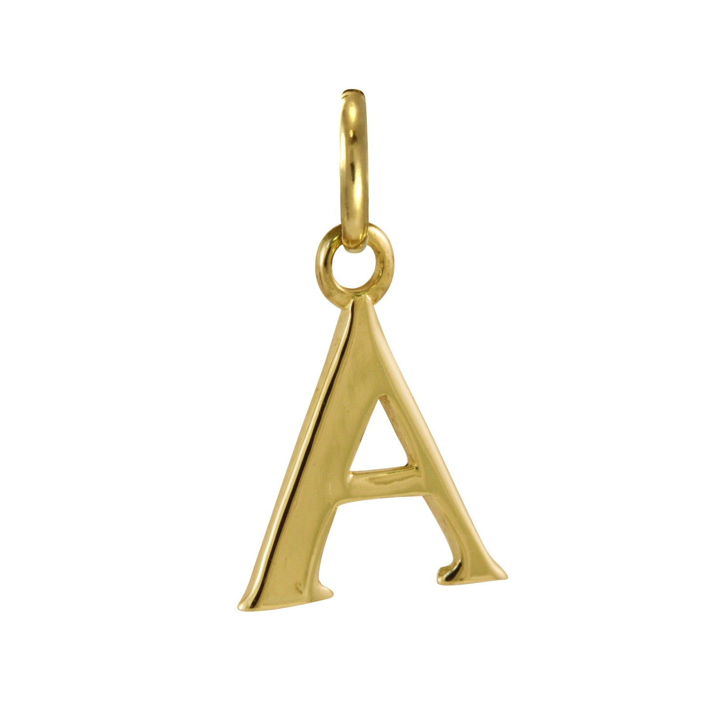9ct Gold Letter Alphabet Charm A - Z