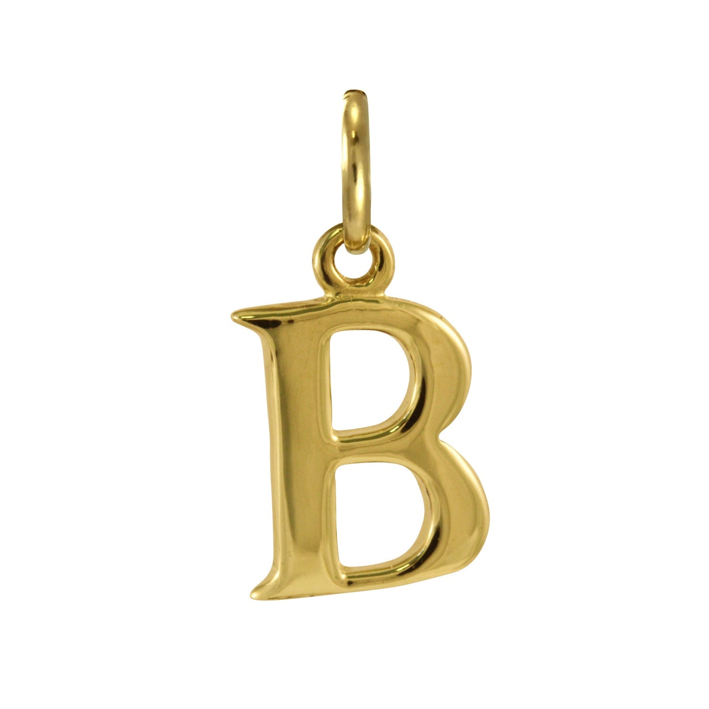9ct Gold Letter Alphabet Charm A - Z