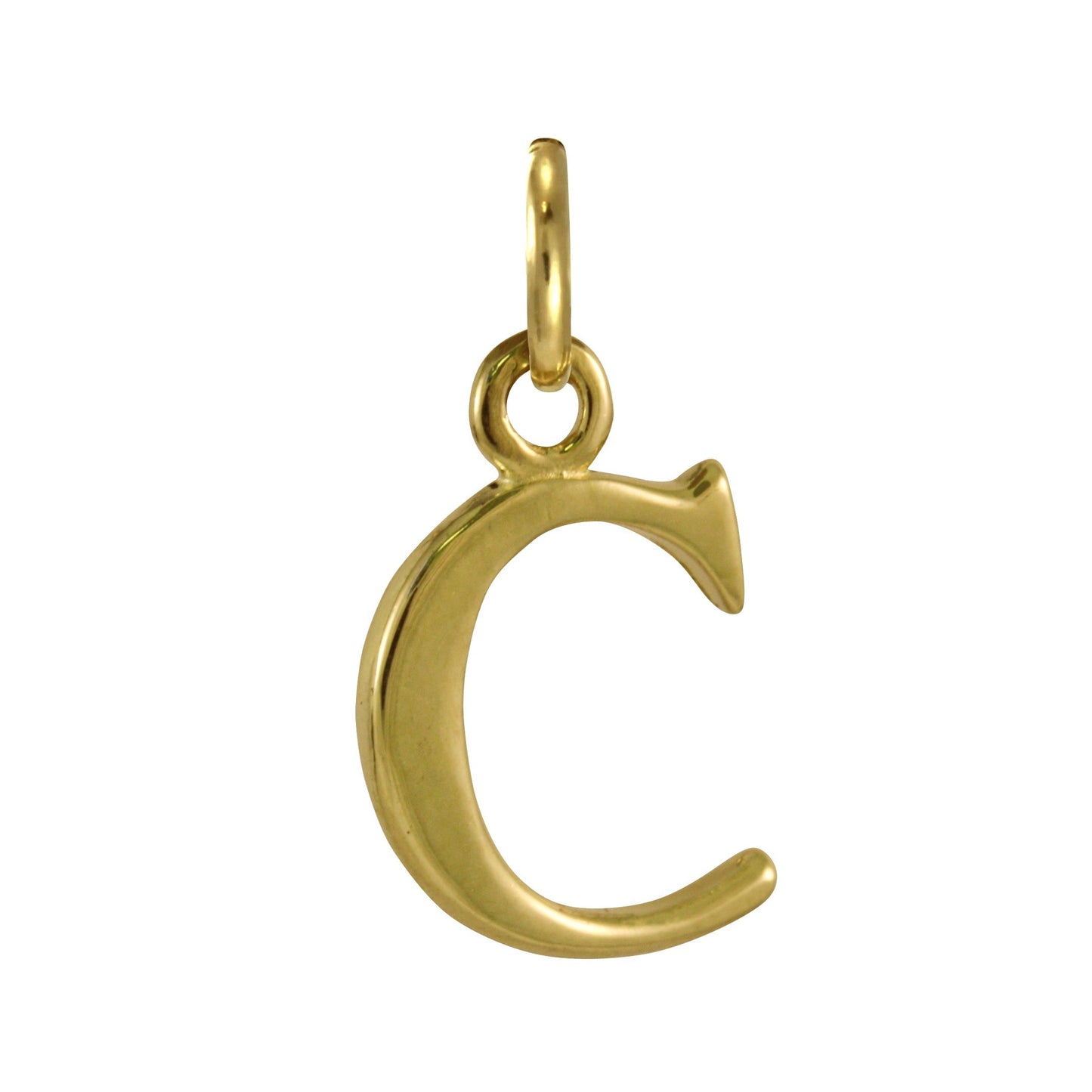 9ct Gold Letter Alphabet Charm A - Z