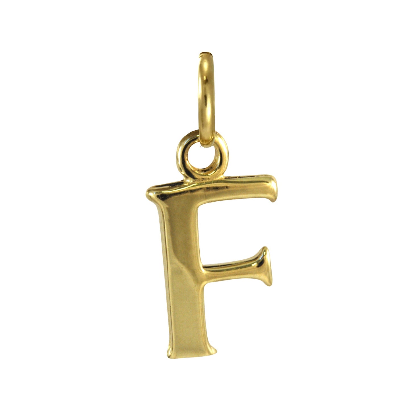 9ct Gold Letter Alphabet Charm A - Z