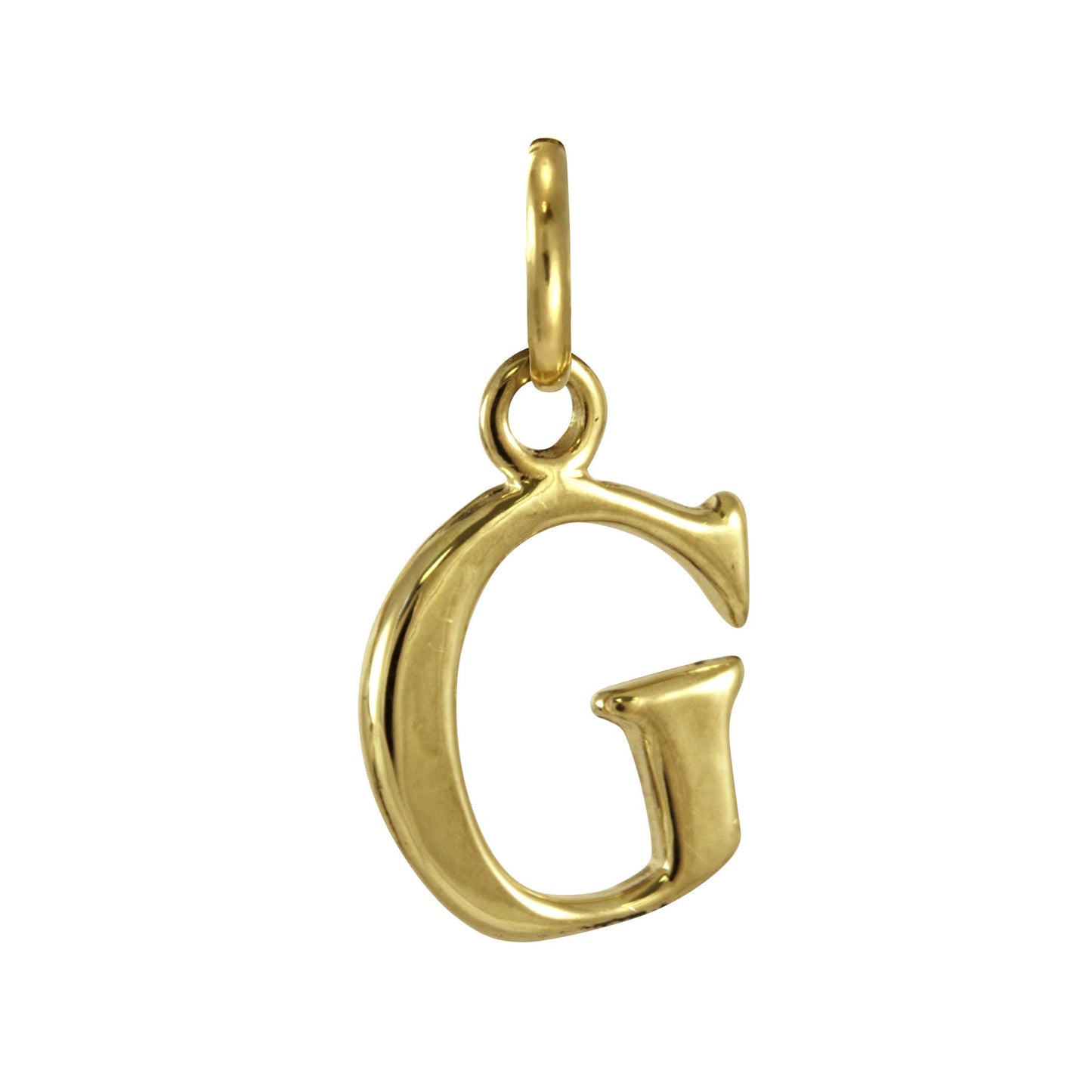 9ct Gold Letter Alphabet Charm A - Z