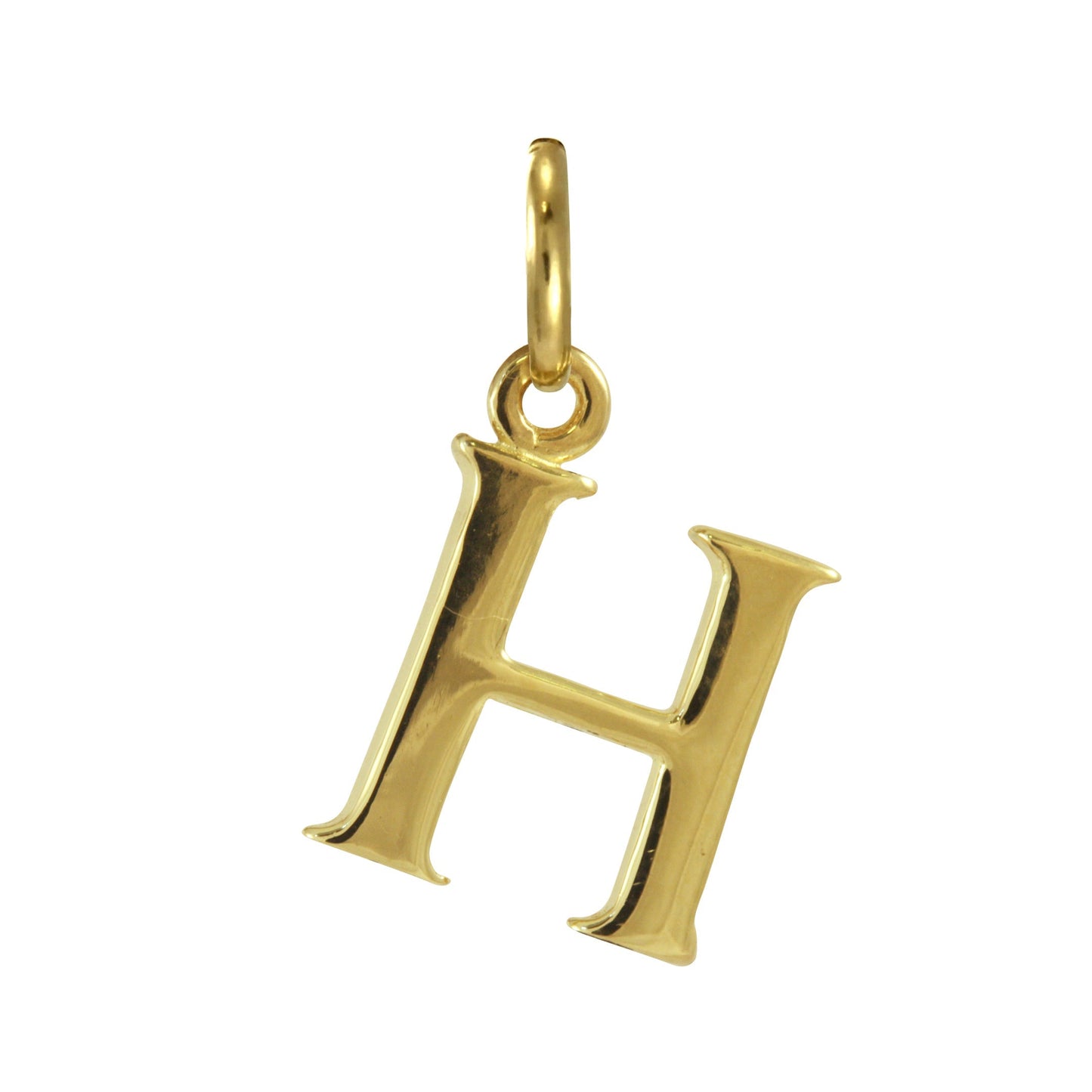9ct Gold Letter Alphabet Charm A - Z