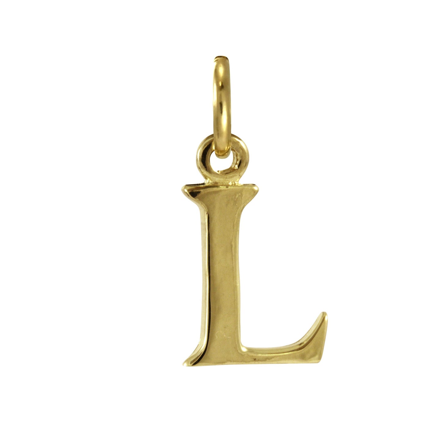 9ct Gold Letter Alphabet Charm A - Z