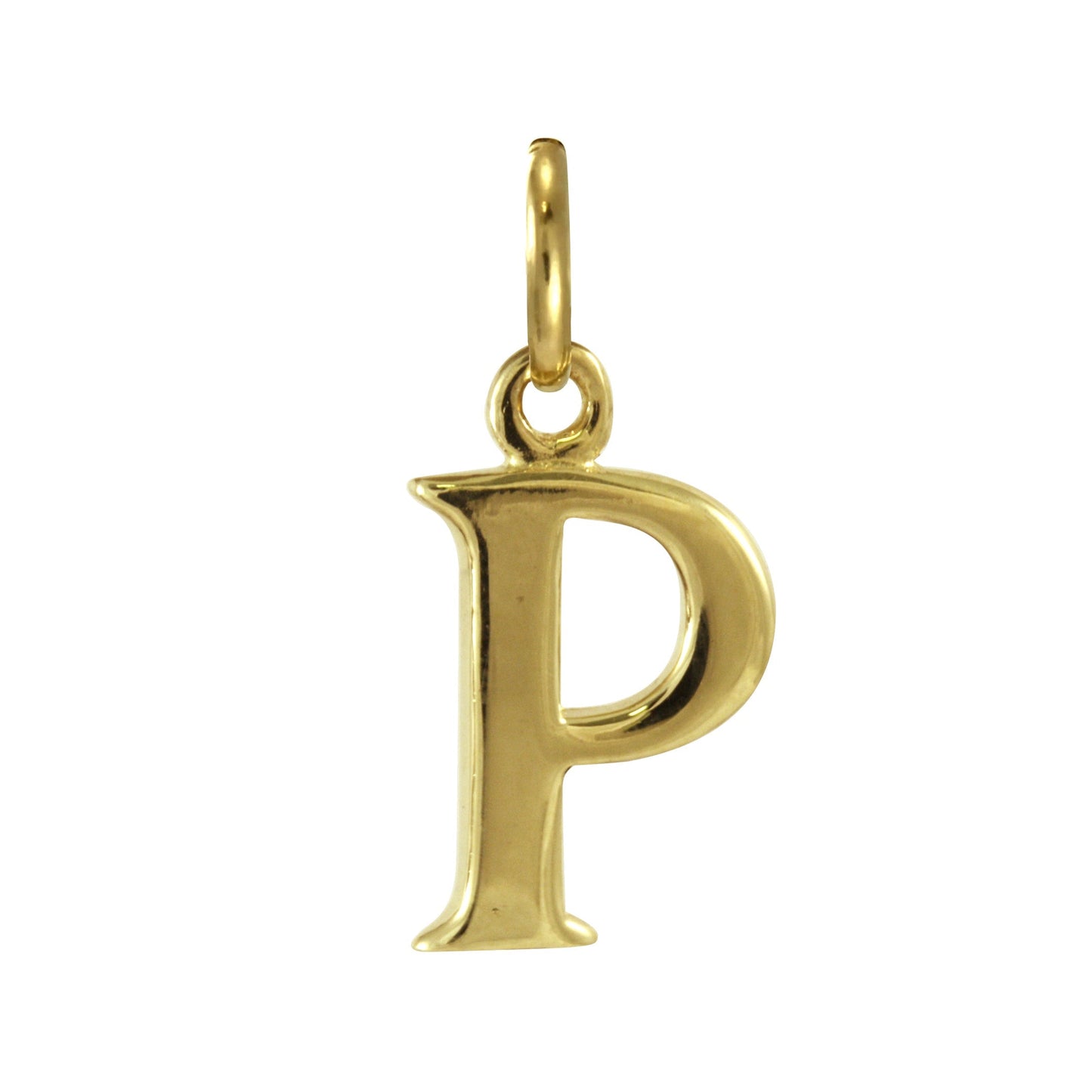 9ct Gold Letter Alphabet Charm A - Z