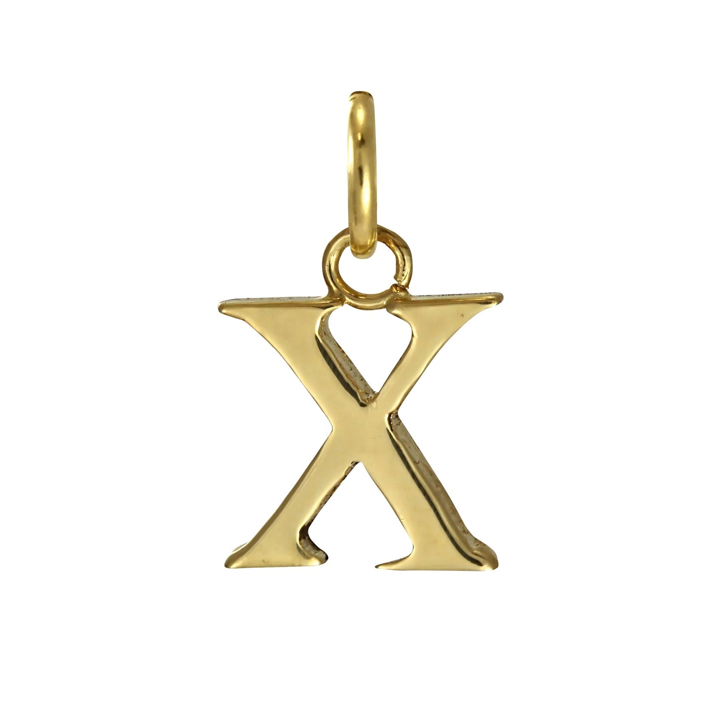 9ct Gold Letter Alphabet Charm A - Z