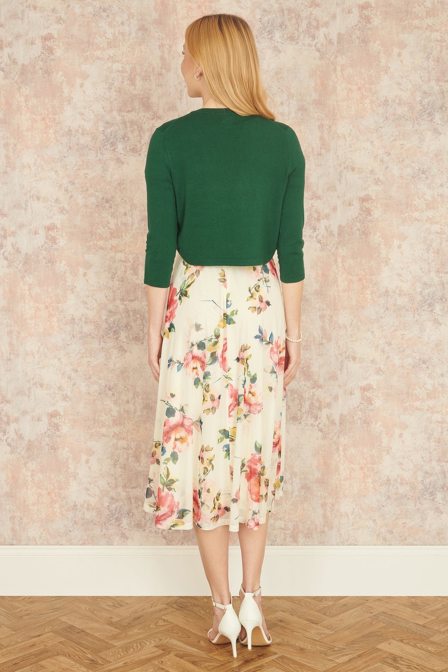 Yumi Dark Green Knitted Bolero