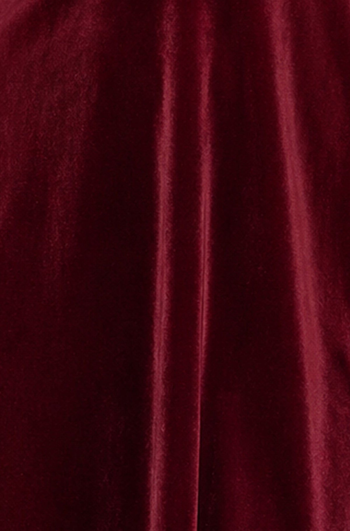 Yumi Burgundy Velvet Skater Dress With Dimante Bow Detail