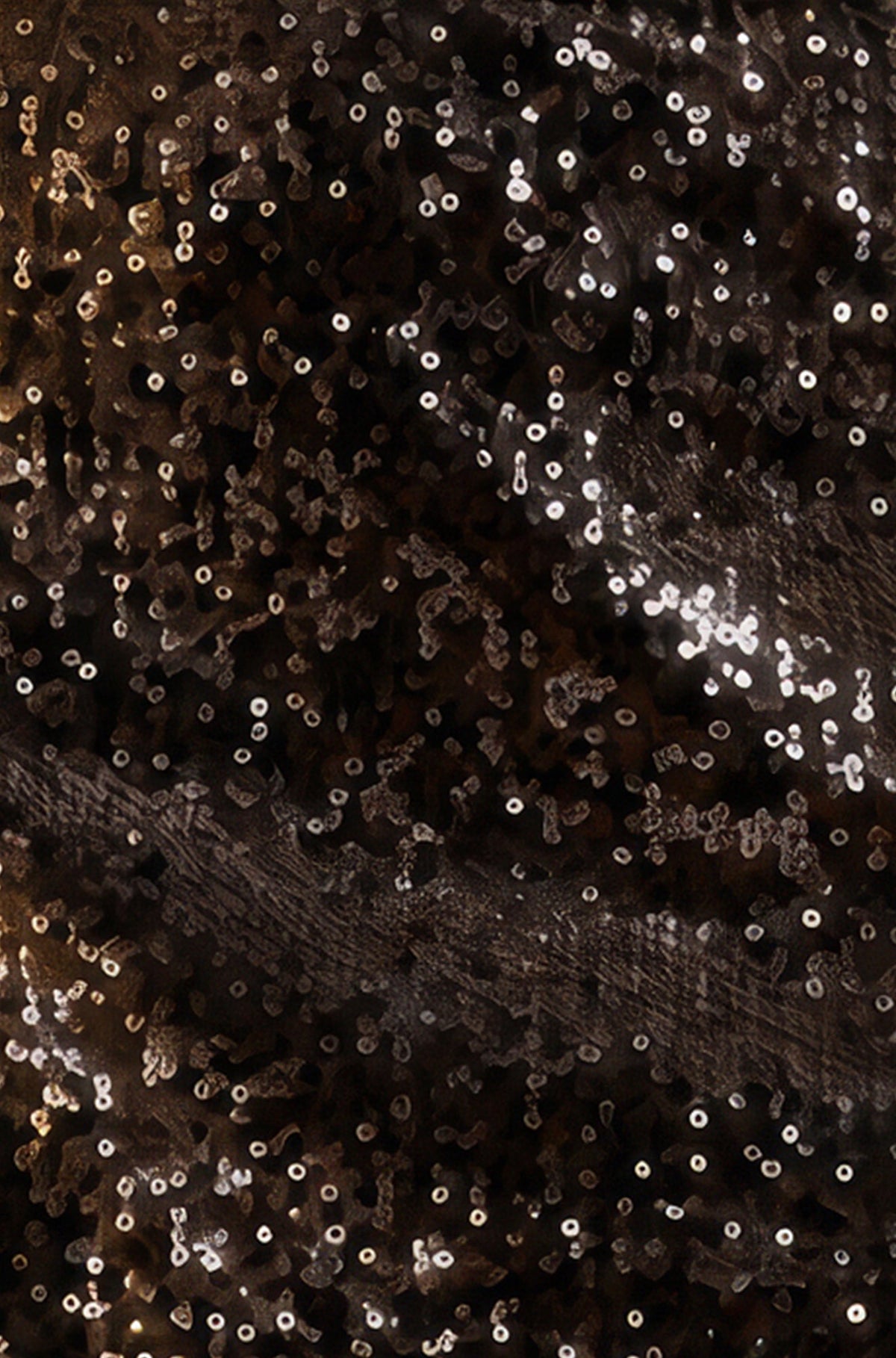 Yumi Black Sequin Mini Skirt